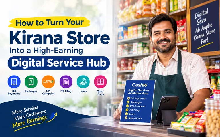 How to Turn Your Kirana Store Into a High-Earning Digital Service Hub